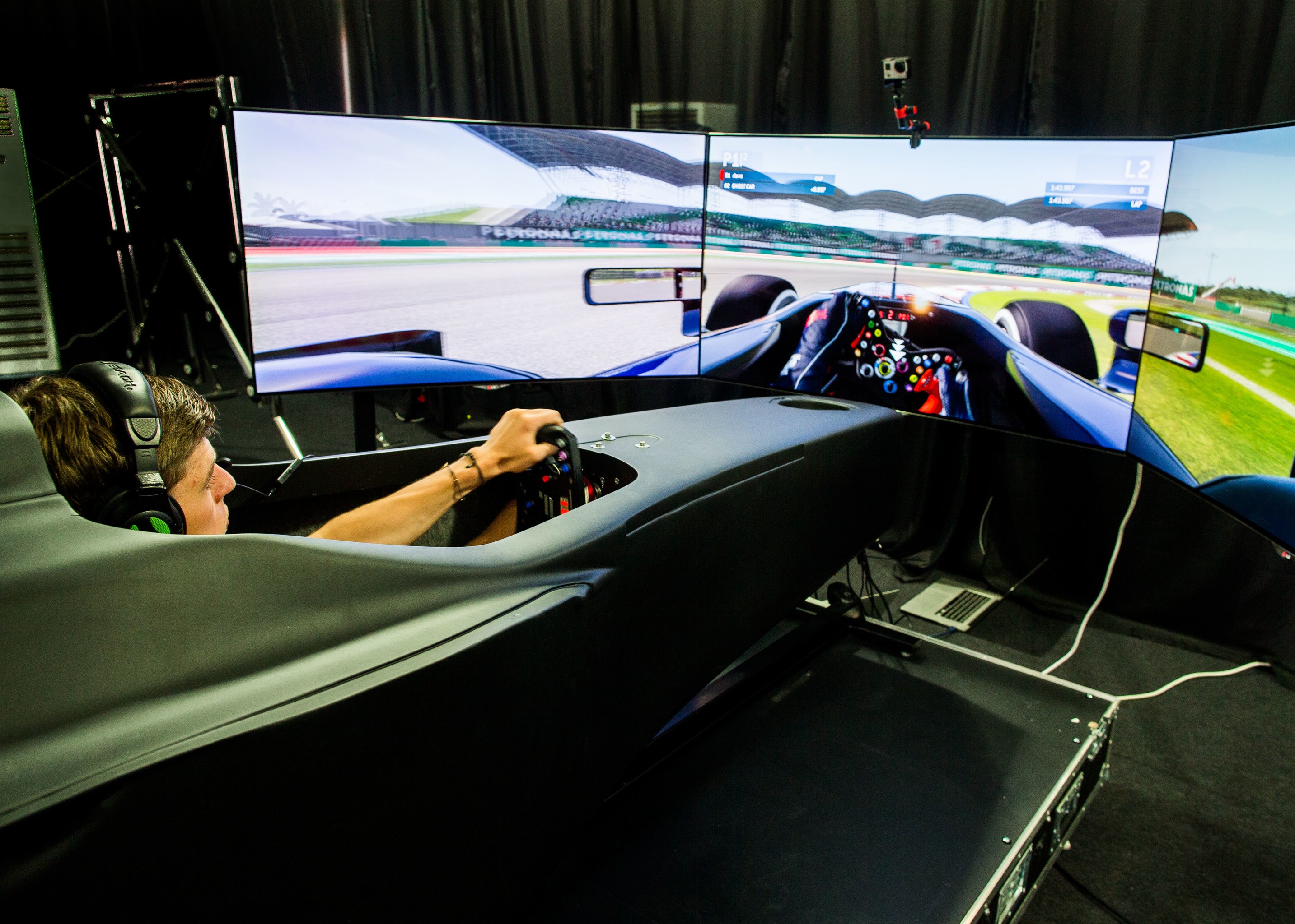 simulador pilotos de fórmula 1